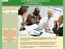 Tablet Screenshot of mclewiscpa.com